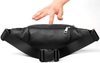 Custom Waterproof Sling Crossbody Chest Pillow Bum Belt Bags Genuine Leather Men Fanny Pack Waist Bag