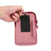 Wholesale Men Waist Belt Bag Small Pouch Mobile Phone Card Holder Belt Loop Purse Polyester