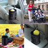 Pop Up Collapsible Car Garbage Bin Water Resistant Car Trash Can Backseat Hanging Waste Basket Bag