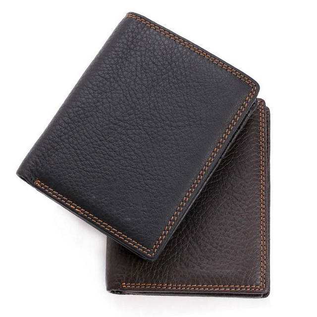 Travel lather wallet long purse for men slim credit card holder wallet leather