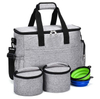 Custom Waterproof Camping Picnic Pet Food Storage Organizer Backpack Carrier Travel Bag Dog
