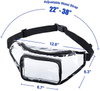 Rave Festival Travel Fanny Pack Transparent Fanny Packs Custom Logo Clear Fanny Pack