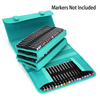 Foldable Big Capacity Markers Holder 171 Slots Mark Pens Storage Organizer Portable Bag For Outdoor Sketching