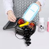 Custom Wine Beer Can Holder Picnic Travel School Kids Polyester RPET Soft Cooler Tote Insulated Lunch Bag