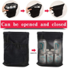 Vehicle Backseat Small Trash Bag With Leak-proof Lining Collapsible Car Storage Cooler Bag For Beer Cola Can