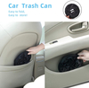 Waterproof Collapsible Car Interior Accessories Portable Waste Bucket Backseat Hanging Trash Bin Set
