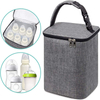 Reusable Insulated Thermal Tote Bag Breastmilk Cooler Bag Custom Freezer Lunch Bags For Travel Mom