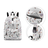 Custom Print Lightweight Rpet Recycled Casual Backpack 16 Inch Waterproof Student Rucksack Laptop Backpack