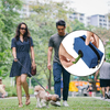 Bulk Custom Pet Outdoor Dogs Waste Poops Holder Garbage Fabric Bag Dispenser