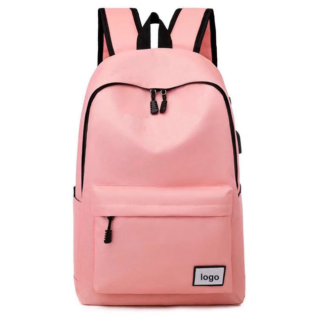 Pink Travel Laptop Backpack for Women Girl Lightweight College School Bookbag Water Resistant Casual Daypack