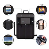Foldable Car Seat Back Organizer Backseat Anti-Kick Storage Bags Quilted Storage Organizer Car Seat Back Multi-pocket