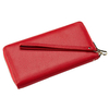 fashion women travel rfid blocking card holder wallet zip around clutch pu leather wallet ladies long purse