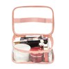 Fashion Cosmetic Bag PVC Bath Women Make Up Case Travel Zipper Makeup Beauty Pink Wash Organizer Bag for Cosmetics