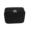 Custom Lady Beauty Waterproof Adjustable Dividers Travel Black Cosmetic Case Organizer Large Makeup Carry Bag Black Colour
