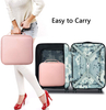 Travel Makeup Case With Large Lighted Mirror Cosmetic Bag Professional Cosmetic Artist Organizer Waterproof