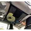 Multi Pockets Car Mesh Storage Organizer Car Ceiling Cargo Storage Net Ceiling Mesh Bag with Elastic String