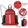 Drawstring Backpack Custom Drawstring Backpack Sports Gym Bag With Shoe Compartment And Two Water Bottle Holder String Bag
