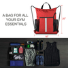 Drawstring Backpack Custom Drawstring Backpack Sports Gym Bag With Shoe Compartment And Two Water Bottle Holder String Bag