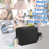 Small Zippered Cosmetic Travel Bag Makeup Carrying Case Mini Packing Cube Compliant Bag Toiletry Carry Pouch Organizer