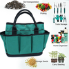 Outdoor Green Waterproof Durable Polyester Tools Storage Organizer Garden Tool Bag with Handles