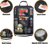Durable Car Storage Organizer Waterproof Car Travel Accessories with Touchable Tablet Holder Kids Backseat Organizer