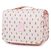 High Quality Foldable Travel Makeup Toiletry Storage Organizer Bag with Mirror Hanging Trip Makeup Toiletry Bags