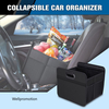Wholesale Car Trash Bag Foldable Trunk Organizer Car Trunk Storage Organizer with Reinforced Handles