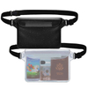 Water resistant promotional PVC cheap fanny bag pouch for beach mobile belt strap transparent waist bag