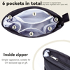 Wholesale Personalized Unisex Custom Logo Toiletries Dopp Kits Cosmetic Bag Portable Shaving Makeup Pouch Bag