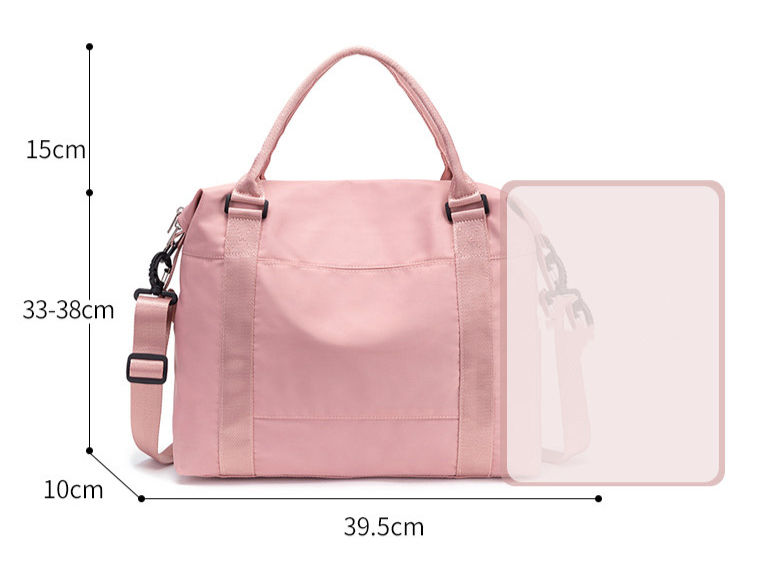 Cheap black travel bags wholesale pink duffel bag lightweight weekend bag for girls