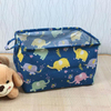 Foldable Storage Bag Clothes Canvas Large Reusable Storage Bags for Clothes Toy Underwear