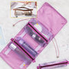 Roll Up Travel Cosmetic Makeup Jewelry Toiletry Bag Organizer Camping Accessories Holder