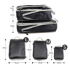 3 Sets Travel Compression Packing Cubes Waterproof Expandable Packing Organizer For Luggage