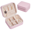 Customized PU Leather Jewelry Box Girl Gift Trinket Organizer Box Jewelry Travel Storage Jewelry Storage Box