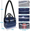 Wholesale Leakproof Travel Office School Thermal Insulated Bag Drinks Beer Cans Aluminum Foil Cooler Bag Insulation Bag for Food