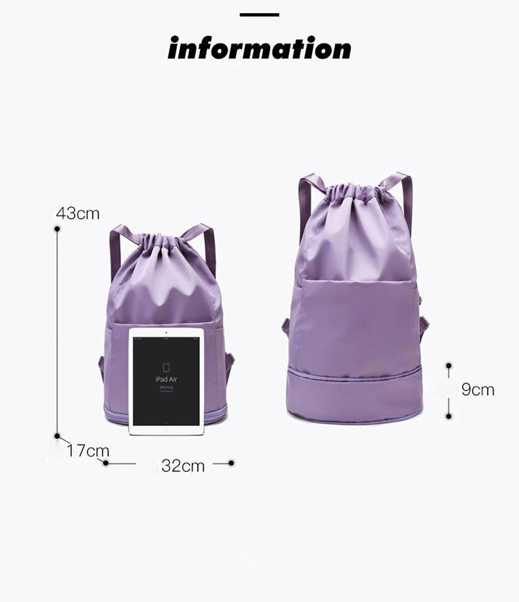Casual Custom Sports Travel Outdoor Hiking Gym Backpack with Expandable Zipper Bottom