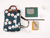 Recycled Canvas Zippered Backpack Unisex DIY Canvas rucksack Daypack Custom printing Satchel Backpack