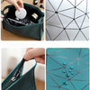 Water Resistant Make Up Bag Pu Leather Wholesale Shining Leather Cosmetic Bag Travel Custom Logo