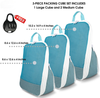 3pcs RPET Customized Folding Suitcase Organizer Expandable Compression Travel Luggage Organizer Packing Cubes Set