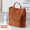 Custom Women's Corduroy Shoulder Bag Casual Crossbody Bag Corduroy Messenger Hobo Bag Handbag Tote Travel Purse