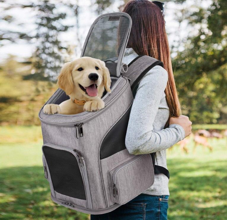 Comfort Cat Backpack Bag Large Pet Carrier Bag Airline Approved Hiking Travel Camping Outdoor Hold Pets Up to 18 Lbs