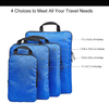 4 Set Compression Packing Cubes for Travel Custom Lightweight Mens Expandable Packing Cubes Wholesale