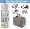 Large Portable Hanging Travel Toiletry Bag Waterproof Bulk Cosmetic Bags Folding Collapsible Makeup Organizer