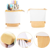 Telescopic Pencil Case Stand Up Pen Bag Pencil Holder Corduroy Stationery Pouch Cosmetic Bags