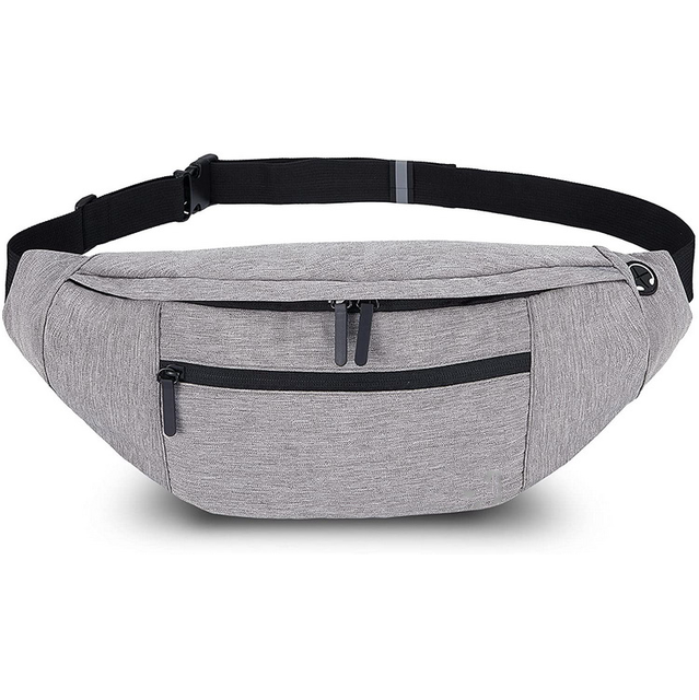Large Capacity Reflective Sports Waist Pack Bag Water Resistant High Quality Fanny Packs Custom
