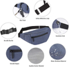 Waterproof Designer Men Gym Waist Bag Sport Fanny Pack with Earphone Hole Custom Logo Bum Bags