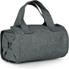 Collapsible Unisex Custom Logo Travel Blue Roll Up Makeup Cosmetic Bag Toiletry Bags With Handle