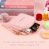 Portable Small Items Storage Pouch Travel Cosmetic Sanitary Napkin Bag Organizer for Teen Girls Women Ladies