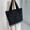 OEM Shoulder Canvas Cotton Tote Bag for Shopping Customize Print Tote Bag Shopper Wholesale