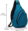 High quality shoulder bag with USB charging port waterproof sport laptop bags sling type